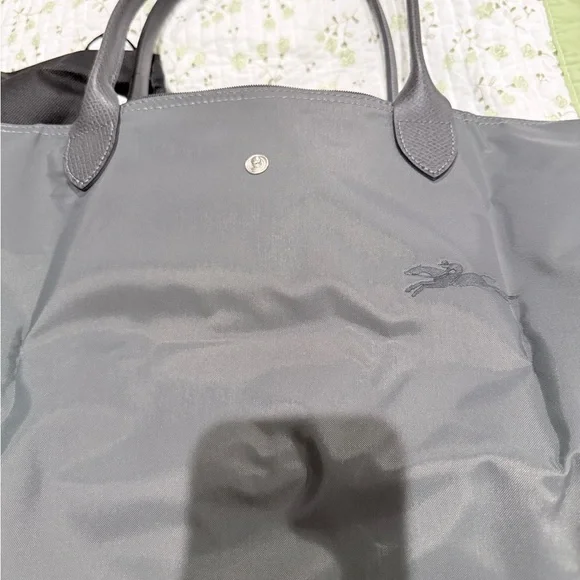 Longchamp Gray Shoulder Bag - Picture 2 of 5